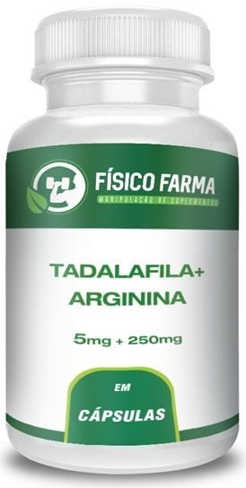 Tadalafila 5mg + Arginina 250mg