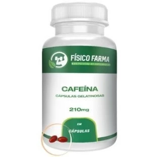 Cafeína 210mg cápsulas gelatinosas