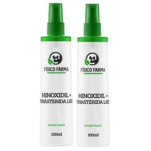 Minoxidil + Finasterida Like Spray 100ml-Kit com 2